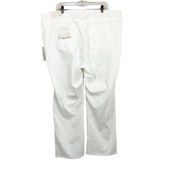 Soft Surroundings NEW Ultimate Denim Pull On Boot Cut Jeans in White - Size 3X - Picture 3 of 9
